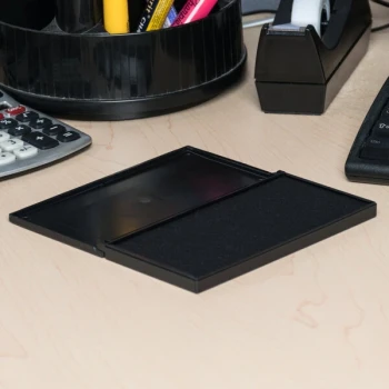 Avery® 21082 Carter's 6 1/4" x 3 1/4" Black Pre-Inked Felt Stamp Pad