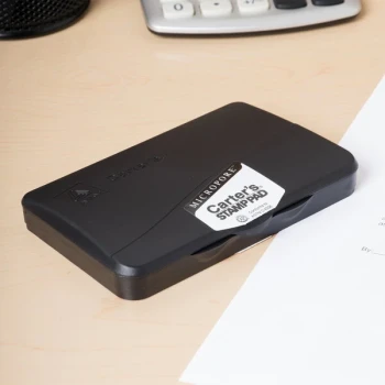 Avery® 21281 Carter's 4 1/4" x 2 3/4" Black Pre-Inked Micropore Stamp Pad