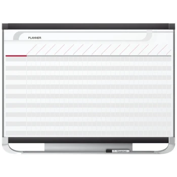 Quartet PP32P2 Prestige 2 Total Erase® 36" x 24" Magnetic Dry Erase Project Planning Board