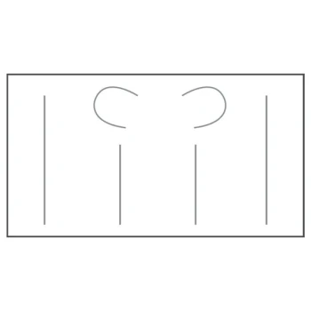 Garvey 2011-30501 7/16" x 3/4" GS 2011 White 2500-Count Label for Monarch® Labelers - 8/Pack