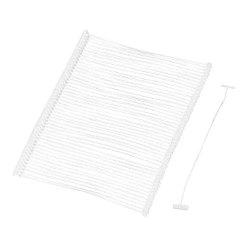 2" Clear Plastic Standard Price Tag Fasteners - 5,000/Case