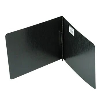 Acco 19921 8 1/2" x 14" Black Pressboard Top Bound Legal Report Cover with Prong Fastener - 2" Capacity