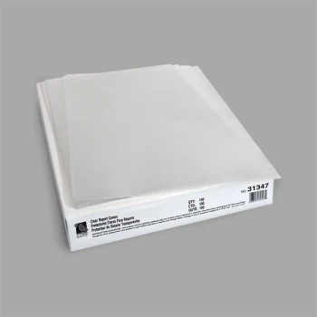 C-Line 31347 8 1/2" x 11" Clear Economy Vinyl Report Cover   - 100/Box