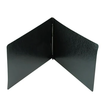 Acco 47071 11" x 17" Black Pressboard Ledger / Tabloid Report Cover with Prong Fastener - 3" Capacity