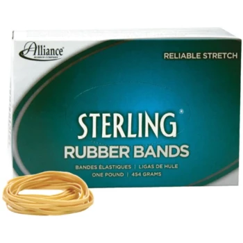 Alliance 24315 Sterling 2 1/2" x 1/8" #31 Rubber Band, 1 lb. - 1,200/Box