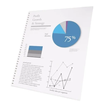 Swingline 2514479 ProClick 8 1/2" x 11" White Pre-Punched Presentation Paper - 250/Pack
