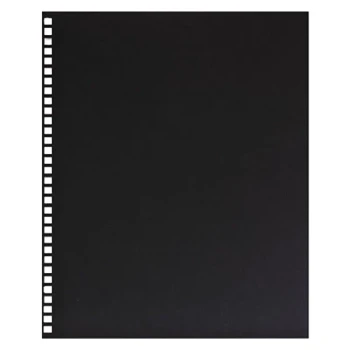 Swingline GBC 2514478 ProClick 11" x 8 1/2" Pre-Punched Black Presentation Cover - 25/Pack