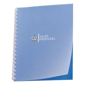 Swingline GBC 2514499 Design View 11" x 8 1/2" Frost Presentation Binding System Cover - 25/Pack