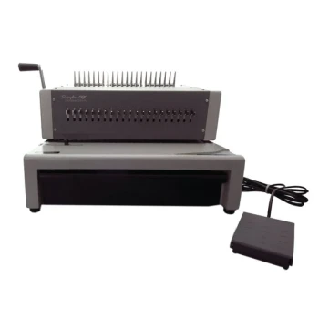 Swingline GBC 27170 CombBind C800pro Gray 500-Sheet Electric Binding Machine
