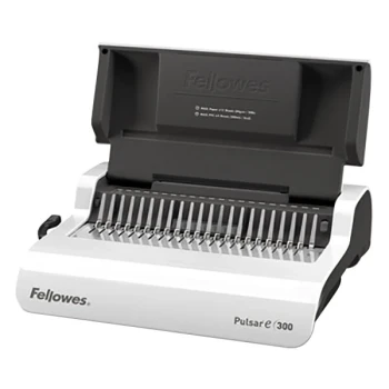 Fellowes 5216701 Pulsar E 300-Sheet White Electric Comb Binding System