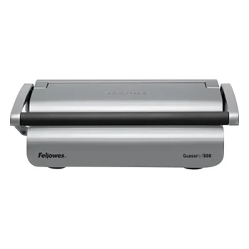 Fellowes 5227201 Quasar 500-Sheet Gray Manual Comb Binding System