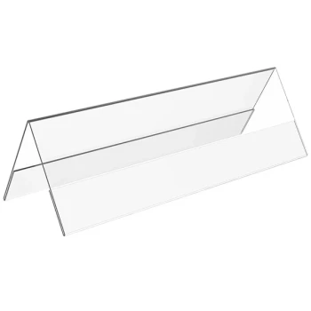 Deflecto Classic Image 11" x 3 1/2" Desktop Name Card Holder