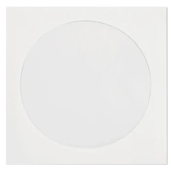 Quality Park 62905 5" x 5" White CD / DVD Sleeve - 250/Box