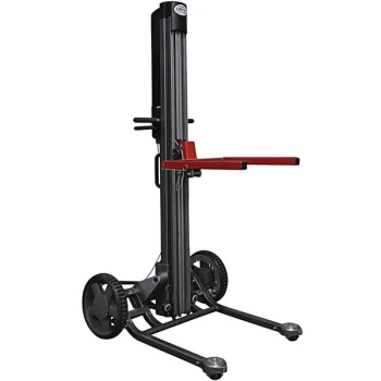 Magliner LiftPlus 350 lb. 60" Industrial-Use Folding Lift with 25" Chassis and 18 1/2" x 18 1/2" Straight Forks LPS6025NU1