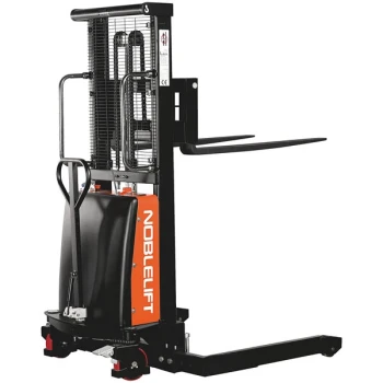 Noblelift 2,200 lb. Semi-Electric Hydraulic Stacker with 63" Max Lift Height SPN22-63