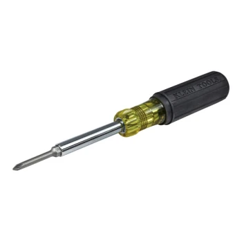 Klein Tools 6-in-1 Multi-Bit Extended Reach Screwdriver / Nut Driver 32559