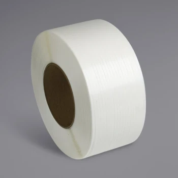 PAC Strapping Products 9,900' x 1/2" White Polypropylene Strapping Coil with 8" x 8" Core
