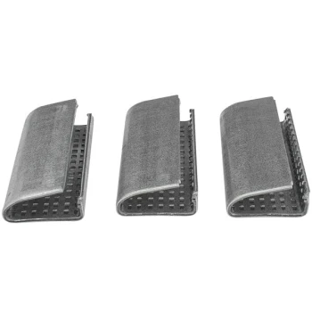 Encore Packaging 1/2" Serrated Snap-On Seal for Poly Strapping - 1,000/Case