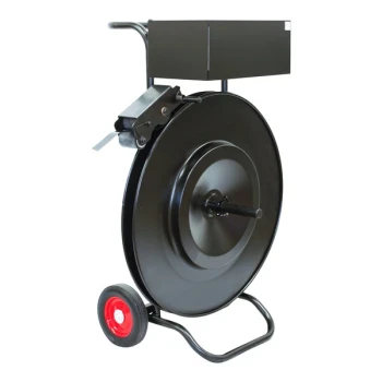 Encore Packaging Mobile Ribbon-Wound Strapping Dispenser with Strap Troller EP-3340