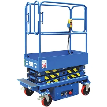 Vestil Blue Steel Electric Order Picker EOP-500 - 500 lb. Capacity