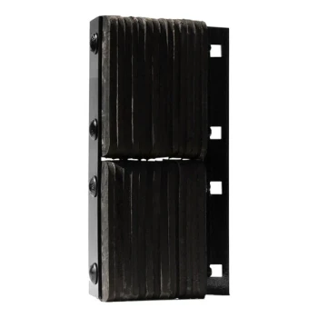 Durable 10 1/4" x 4 1/2" x 20" Standard Dock Bumper with Flat Side B4520-11-P1