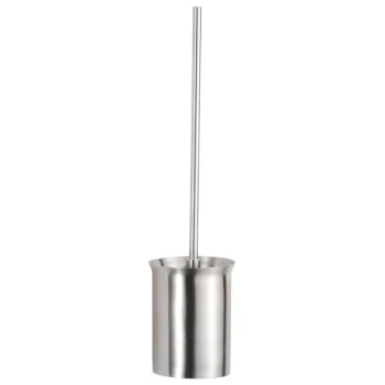 Bobrick B-5446 Toilet Bowl Brush and Holder with Bright Polish Finish