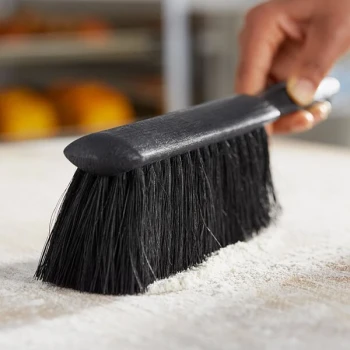 Lavex 13" Black Tampico Counter Brush