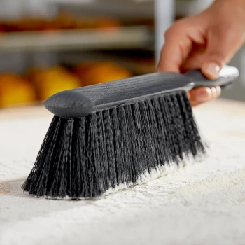 Lavex 13" Black Polyester Counter Brush