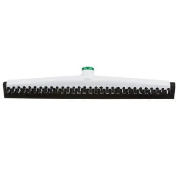 Unger PB45A 18" Straight Double Foam Rubber Floor Squeegee with Sanitary Brush - 10/Case