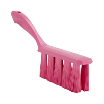Vikan Ultra Safe Technology 45811 13" Pink Bench Brush with Soft Bristles