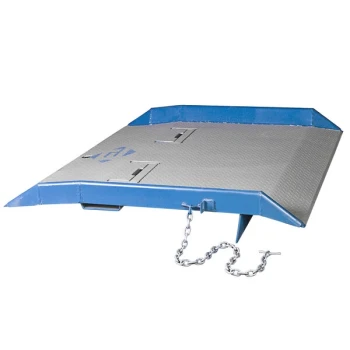 Bluff Manufacturing 20CR7272 CR Series 72" x 72" Steel Container Ramp - 20,000 lb. Capacity