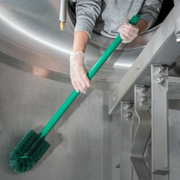 Carlisle 40007C09 Sparta 30" Green Multi-Purpose Cleaning Brush - 4" Bristle Diameter