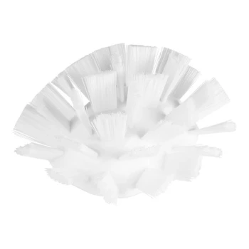 Vikan UST 70305 7 1/2" White Tank Brush Head with Stiff Polyester Bristles