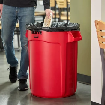 Rubbermaid® FG263200RED BRUTE 32 Gallon Red Round Trash Can