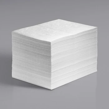 New Pig MAT423 20" x 15" Oil-Based Liquids Only Absorbent Lightweight Mat Pads - 200/Pack
