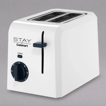 STAY by Cuisinart WPT220W 2 Slice White Toaster