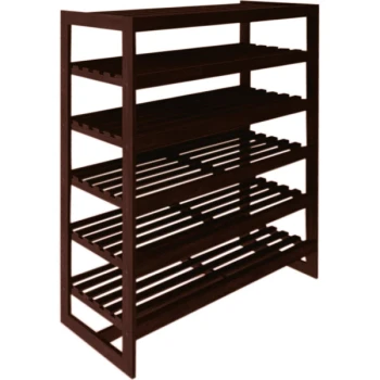 Marco Company 48" x 24" x 70 3/4" Cocoa Maple Bakery Display Shelf