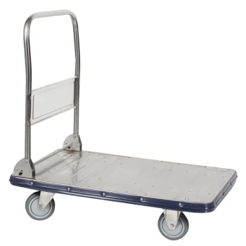 Wesco Industrial Products 270458 22 1/2" x 34" x 34" 770 lb. Steel Folding Platform Truck
