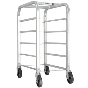 Channel AXD520P3 Bottom Load Heavy-Duty Aluminum Platter Rack - 6 Shelf