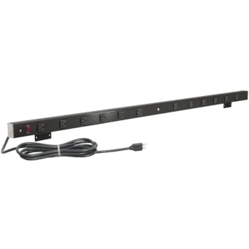 BenchPro 60" Black 8-Outlet Mountable Power Strip A8-60