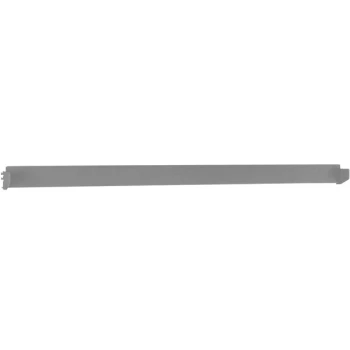BenchPro 72" Gray Single Bin Box Rail B72