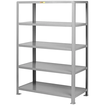 Little Giant 18" x 32" x 72" Heavy-Duty 5-Shelf Welded Steel Shelving Unit 5SH-1832-72