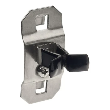 Triton Products LocHook 1/4" - 1/2" Vinyl-Dipped Stainless Steel Extended Spring Clip