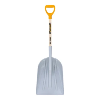 True Temper 15" Poly Scoop with Hardwood Handle and D-Grip 1680700