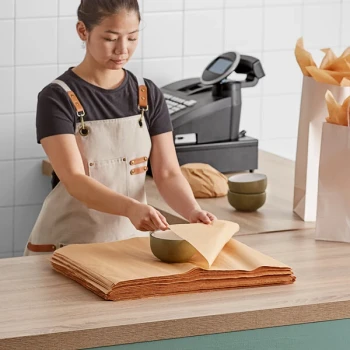 SatinWrap 1520-9900 15" x 20" 10 lb. Kraft Tissue Paper Sheets - 960/Pack