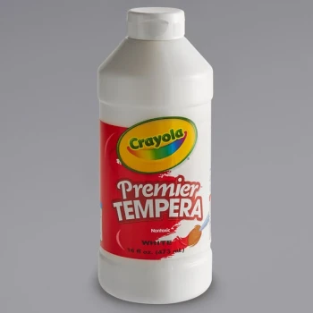Crayola 541216053 Premier 16 fl. oz. White Tempera Paint