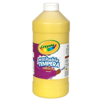 Crayola 543115034 Artista II 16 oz. Yellow Washable Tempera Paint