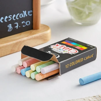 Choice Assorted Colored Chalk - 12/Pack
