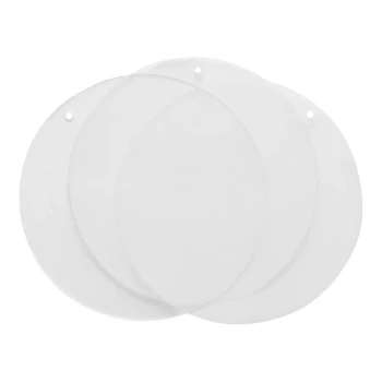 Deflecto 4" Clear Acrylic Craft Circle - 6/Pack