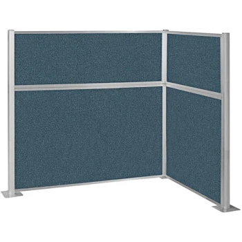 Versare Hush Panel 6' x 4' Caribbean L-Shape Cubicle